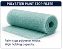 Polyester exhaust arrestor